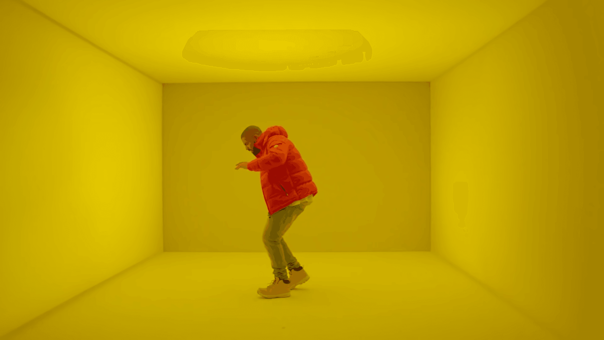 Drake reaction frames from the Hotline Bling music video