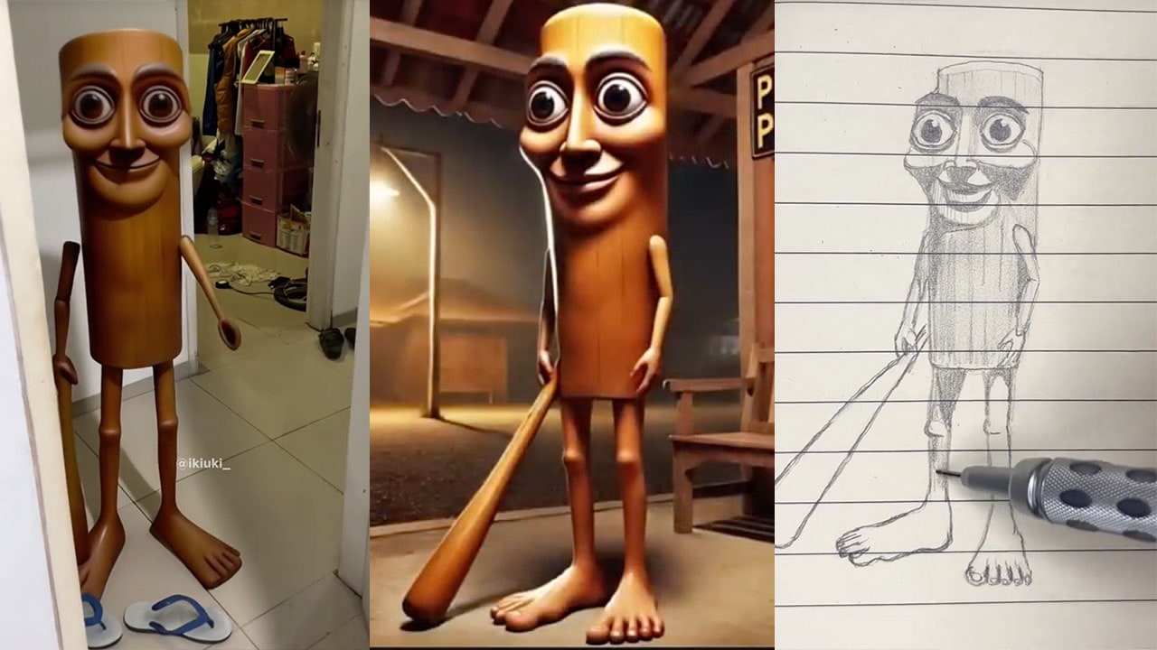 The wooden bat-carrying creature known as Tung Tung Tung Sahur